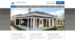 Desktop Screenshot of hindmarshroofing.com.au